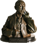 Bronze bust of Billy Hughes
