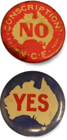 Buttons: Conscription No; Yes